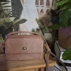 Elegant Pink Crossbody Bag